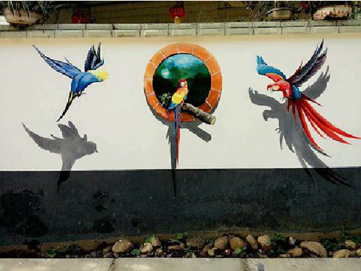 安远视觉错位-3D墙绘设计