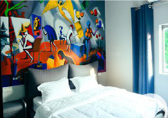 安远对于酒店的墙体彩绘而言更注重哪些方面?