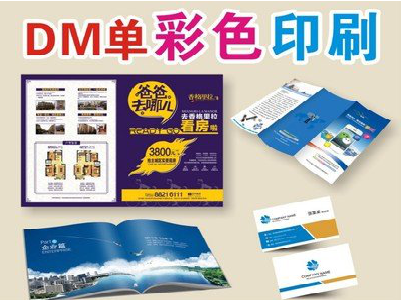 安远单页印刷，色彩搭配简单。
