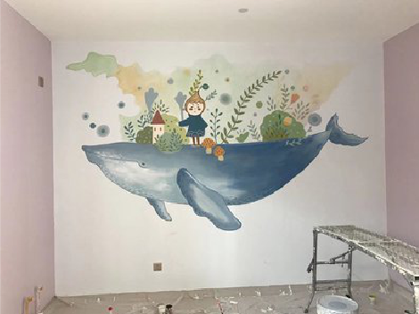 安远手绘墙的特点及优势。